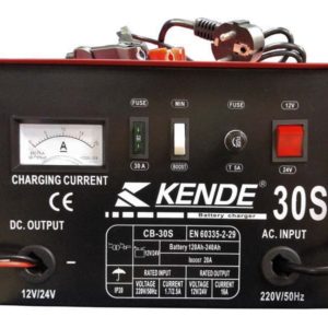 CHARGEUR BATTERIE KENDE 230V 16A 400W 1.7A 12-24V - Gedis-Lub